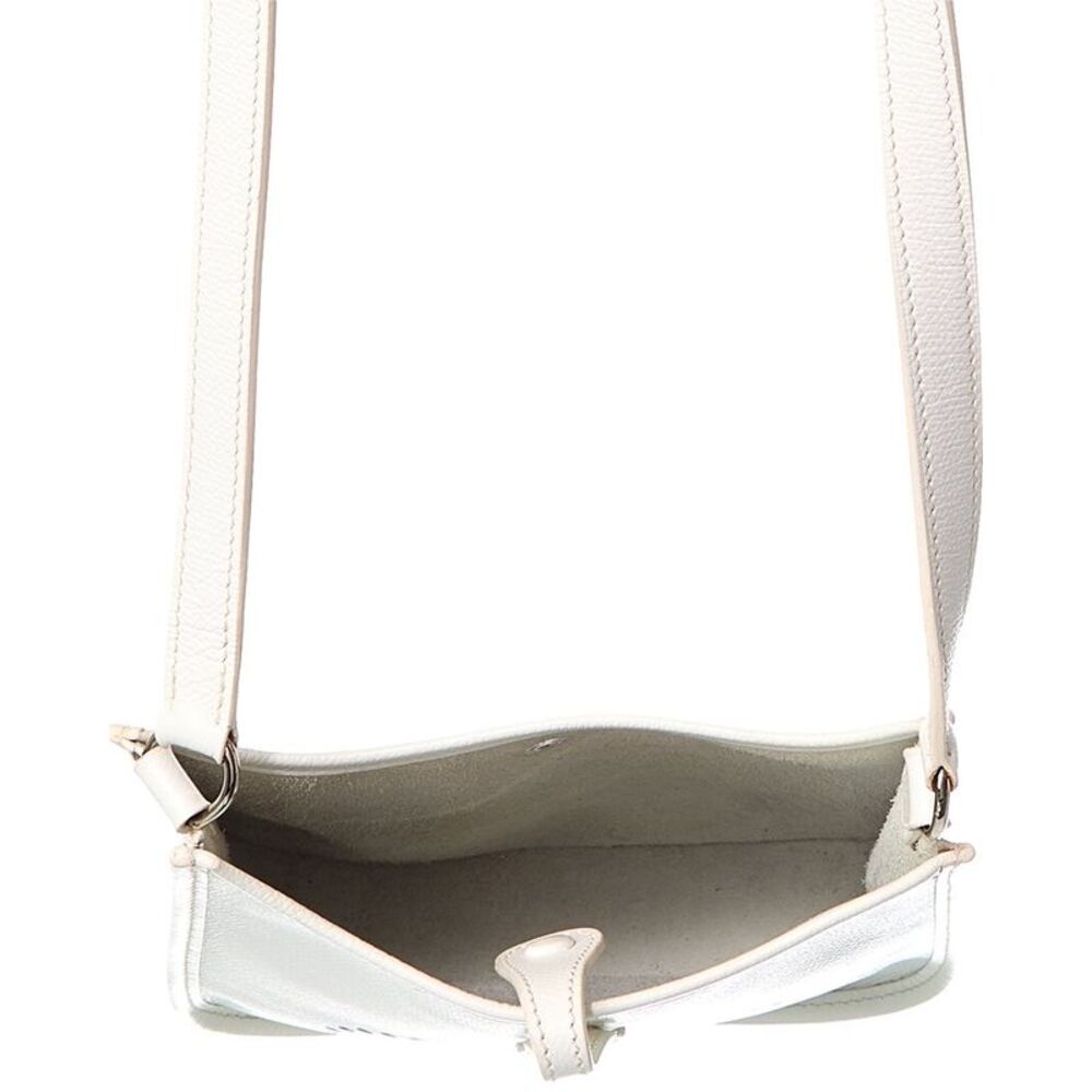 Hermès White Epsom Leather Evelyne Tpm (Authentic Pre-Loved) - Picture 4 of 4